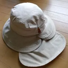 シャルレ　立体UVハット　フリーサイズ　ベージュ