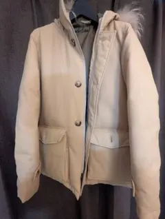 アーバンリサーチドアーズ フードダウンジャケット 天然毛皮 防寒