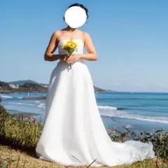 【お値下げ中】ウエディングドレス　Aライン　結婚式　ドレス 前撮り