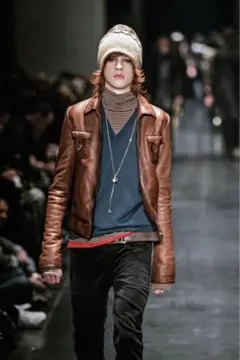 美品】SAINT LAURENT Paris 13AW ダッフルコート レッド - メルカリ