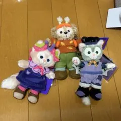 上海香港ディズニーランド　リーナベル　ぬいぐるみバッジまとめセット 上海香港ディズニーランド リーナベル ぬいぐるみバッジまとめセット