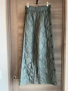 HYKE キルティングパンツ