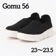 Gomu56 ゴムゴム プラットフォーム 2way スリッポン スニーカー
