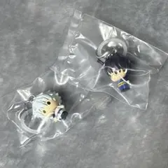 銀魂　吉原大炎上めじるしアクセサリー【坂田銀時・志村新八】2点セット