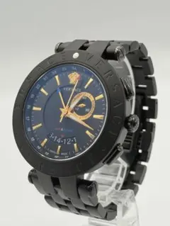【新品電池】VERSACE クォーツ腕時計 ブラック SWISS MADEのサムネイル