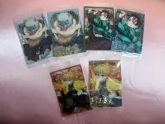 鬼滅の刃　ウエハース10カード　竈門炭治郎　我妻善逸　嘴平伊之助　セット