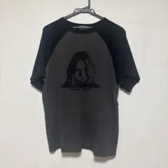 グラフィック ラグラン Tシャツ ブラック×グレーのサムネイル