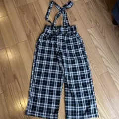 ワイドパンツ　サスペンダー　140