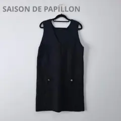 SAISON DE PAPILLONセゾンドパピヨンノースリーブニットワンピースのサムネイル