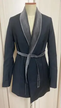 ショールカラー ベルベット切り替え ジャケット TOPSHOPのサムネイル