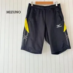 ミズノ ハーフパンツ ショートパンツ 黒 ウエストゴム ロゴ スポーツ L