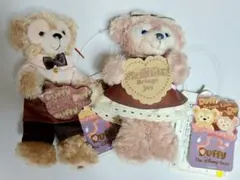 ぬいぐるみストラップ 2011バレンタイン ダッフィー シェリーメイ 2体セット