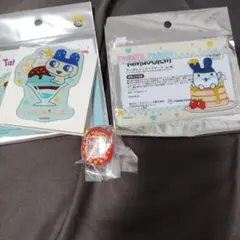 たまごっちサンキューマートステッカーまめっちミニクリアケースみみっちシャカシャカ