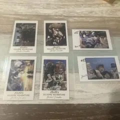 ジョジョの奇妙な冒険　キャラポトレ　箔押し4種+2枚セット