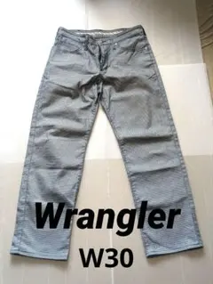 Wrangler ラングラー 千鳥格子柄 アンクル丈パンツ 9分丈 W30のサムネイル