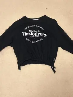 【子供服】 長袖黒トレーナーのサムネイル