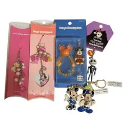 ディズニーランド＊ディズニーシー キー＊ホルダー＊ストラップ＊セット