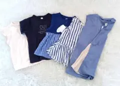 女の子　まとめて　Tシャツ ワンピース　5点セット　新品多数　110 春夏