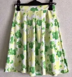 【新品、未使用品】花柄 ギャザー スカート ☆最終価格