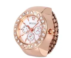 BOZHI リングウオッチ ピンクゴールド 指輪 時計
