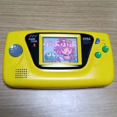 （修理品）ゲームギア 本体 イエロー 全コンデンサー交換済！！