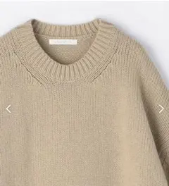 ギャルリィーヴィ➖　ファインウールクルーネックプルオーバー