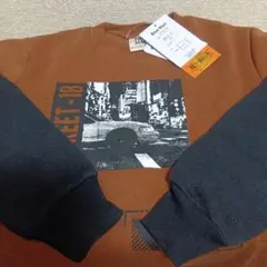 Blue Mart ブラウン裏起毛トレーナー 130