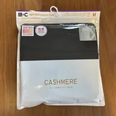 ユニクロ 極暖ヒートテック カシミヤブレンドタートルネックT 黒 M