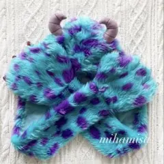 ディズニー モンスターズインク ☆ サリー ファンキャップ マフラー 手袋 帽子