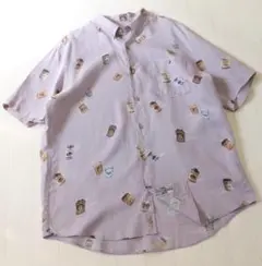 美品/3.85万円』PAPAS パパス アロハシャツ リネンプリントシャツのサムネイル