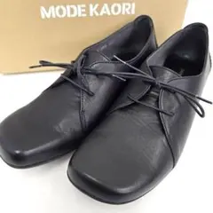 美品✨MODE KAORI 22.5cm レザーレースアップシューズ