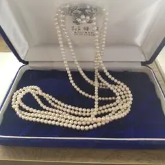 専用です アコヤ 本真珠ネックレス ホワイト 鑑定書付き ベビーパール 3連