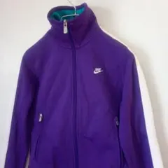 ナイキ NIKE トラックジャケット ジャージ上着 レディースM 刺繍ロゴ