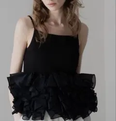 anuke mesh frill camisole - メルカリ