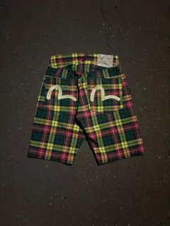 新品・タグ付】EVISU KOREA フラワー大黒 スウェットハーフパンツ L