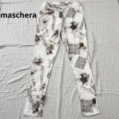 mascheraマスケラ 総柄ストレッチパンツ M イタリア製 Y2K グランジ