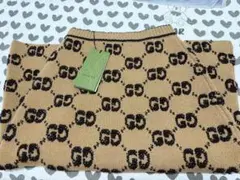 タグ付け新品！GUCCI GGロゴ ニットスカート XS サイズのサムネイル