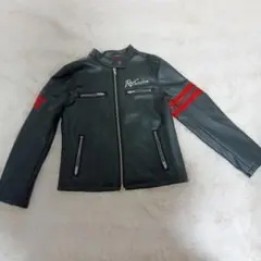 RadCustom ライダースジャケット ブラック 130cm