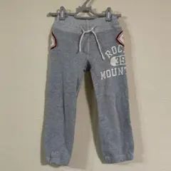 デニムダンガリー　ミッキー　スウェット　パンツ　110サイズ　グレー