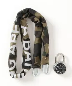 値下げ 新品ア ベイシング エイプ BAPE 1STカモ チェーンロック M 