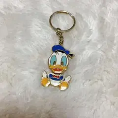 ディズニー ドナルド ドナルドダック キーホルダー 首ふり レトロレア