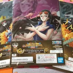 一番くじ ワンピース トレジャークルーズ クリアファイル&ステッカーセット