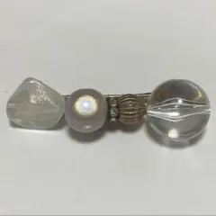 ★透明★キレイ系　バレッタ