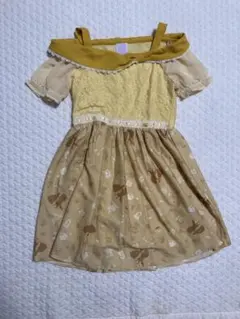 axes femme 美女と野獣ベル ドレスワンピース