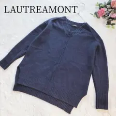 【ロートレアモン】 レディース Vネック 長袖 ニット セーター サイズ38