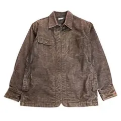 7AS17 FIRST DOWN コーデュロイシャツジャケット　L ブラウン古着