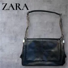 ZARA フラップロックショルダーバック