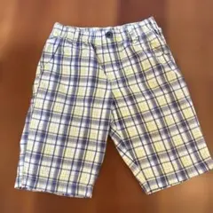 UNIQLOキッズ　チェック柄 ハーフパンツ　150