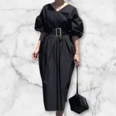 エマテイラー　ブラック ワンピース　ブラック　美品のサムネイル