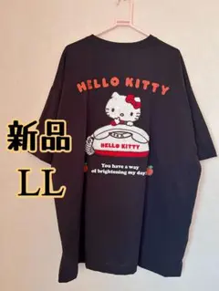 新品 ☆ ハローキティ サンリオ サガラ刺繍 Tシャツ LLサイズ